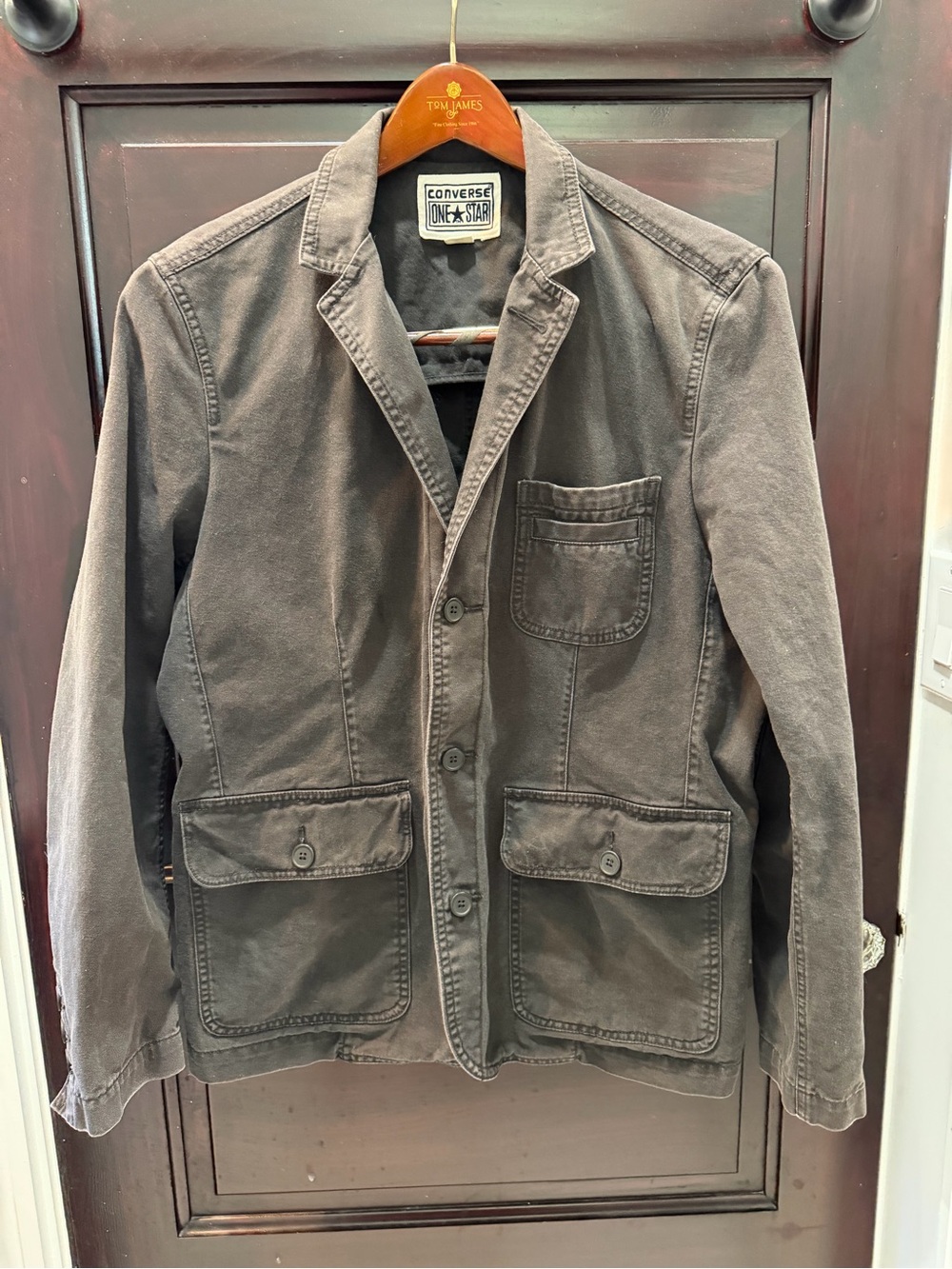 Converse Men's Dark Gray Field Jacket